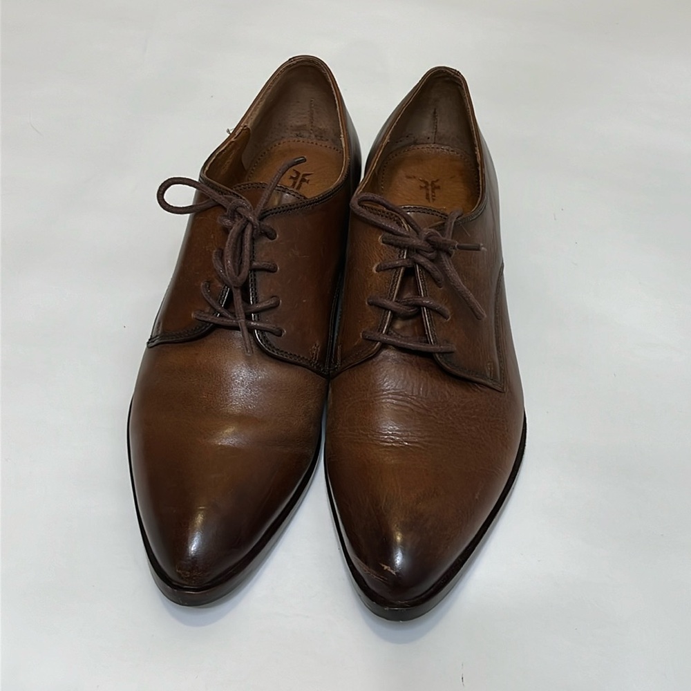 Frye leather Oxford flats dress shoes size 8M